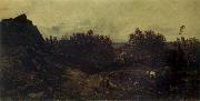Theodore Rousseau View on the Outskirts of Granville Germany oil painting artist